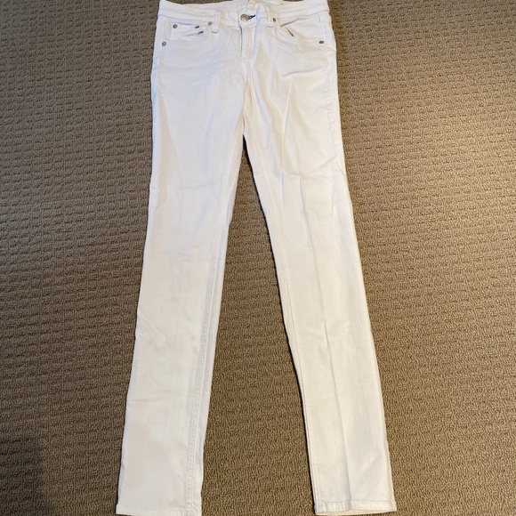 rag & bone bright white skinny jeans - size 26 - Picture 4 of 9